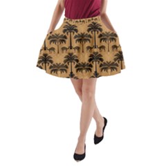 Pattern Symmetry Stack Texture A-line Pocket Skirt