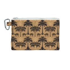 Background Abstract Pattern Design Canvas Cosmetic Bag (medium)