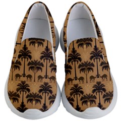 Background Abstract Pattern Design Kids Lightweight Slip Ons