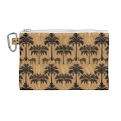 Pattern Background Decorative Canvas Cosmetic Bag (large)