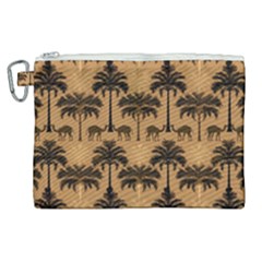 Abstract Design Background Pattern Canvas Cosmetic Bag (xl)