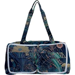 Vintage Peacock Feather Multi Function Bag