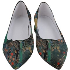 Bird Flower Tree Forest Women s Block Heels 