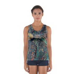 Vintage World Map Sport Tank Top 