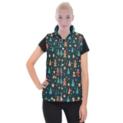 Winter Xmas Christmas Holiday Women s Button Up Vest