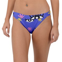 Eye Star Asterisk Pattern Background Band Bikini Bottoms