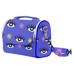 Eye Star Asterisk Pattern Background Satchel Shoulder Bag