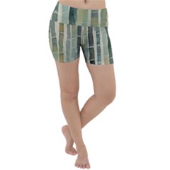 Bamboo Plants Lightweight Velour Yoga Shorts