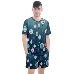 Ball Bauble Winter Men s Mesh T-shirt And Shorts Set