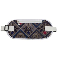 Pattern Flower Design Rounded Waist Pouch