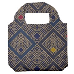 Pattern Flower Design Premium Foldable Grocery Recycle Bag