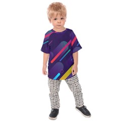 Colorful Abstract Background Kids  Raglan T-shirt