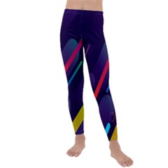 Colorful Abstract Background Kids  Lightweight Velour Leggings