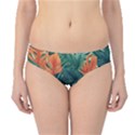 Green Tropical Leaves Hipster Bikini Bottoms View1