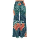 Green Tropical Leaves So Vintage Palazzo Pants View2