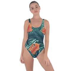 Green Tropical Leaves Bring Sexy Back Swimsuit by Jack14