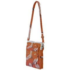 Japanese Crane Painting Of Birds Multi Function Travel Bag