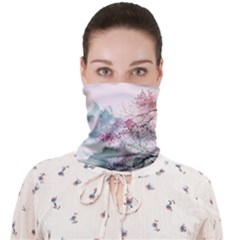 Pink Chinese Style Cherry Blossom Face Covering Bandana (adult) by Cendanart