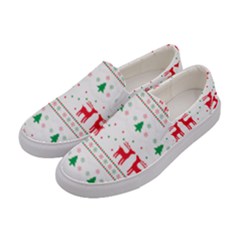 Christmas Women s Canvas Slip Ons by saad11