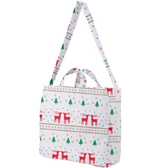 Christmas Square Shoulder Tote Bag by saad11