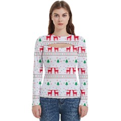 Christmas Women s Cut Out Long Sleeve T-shirt by saad11