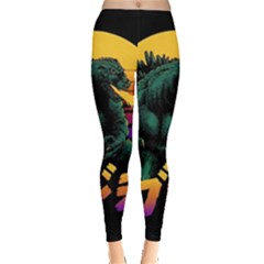 Godzilla Retrowave Everyday Leggings 