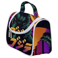 Godzilla Retrowave Satchel Handbag