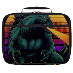 Godzilla Retrowave Full Print Lunch Bag