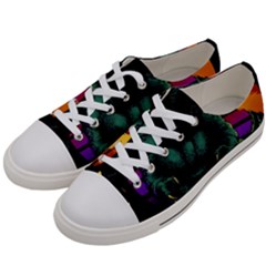 Godzilla Retrowave Men s Low Top Canvas Sneakers