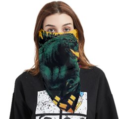 Godzilla Retrowave Face Covering Bandana (Triangle)