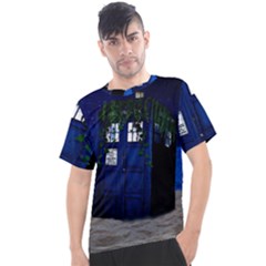 Stuck Tardis Beach Doctor Who Police Box Sci-fi Men s Sport Top