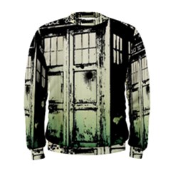 Doctor Who Tardis Men s Sweatshirt by Cendanart