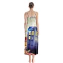 Tardis Wilderness Doctor Who Button Up Chiffon Maxi Dress View2