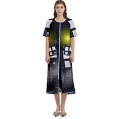 Doctor Who Space Tardis Women s Cotton Short Sleeve Night Gown