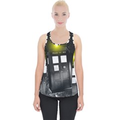 Doctor Who Space Tardis Piece Up Tank Top by Cendanart