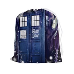 Bad Wolf Tardis Doctor Who Drawstring Pouch (2xl)