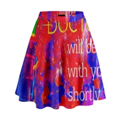 Doctor Who Dr Who Tardis High Waist Skirt