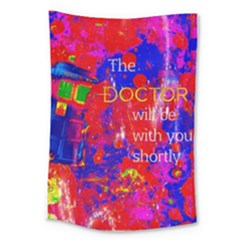 Doctor Who Dr Who Tardis Large Tapestry