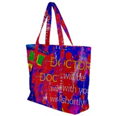 Doctor Who Dr Who Tardis Zip Up Canvas Bag