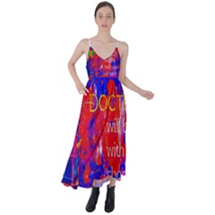 Doctor Who Dr Who Tardis Tie Back Maxi Dress