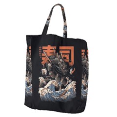 Sushi Dragon Japanese Giant Grocery Tote by Bedest