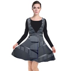 Tire Plunge Pinafore Dress by Ket1n9