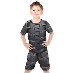 Tire Kids  T-shirt And Shorts Set by Ket1n9