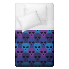 Skull Pattern Wallpaper Duvet Cover (single Size) by Ket1n9