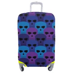 Skull Pattern Wallpaper Luggage Cover (medium) by Ket1n9