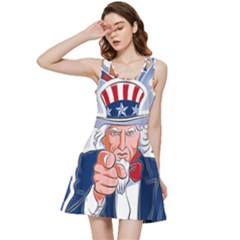 Independence Day United States Of America Inside Out Racerback Dress