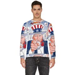 Independence Day United States Of America Men s Fleece Sweatshirt by Ket1n9