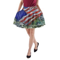 Usa United States Of America Images Independence Day A-line Pocket Skirt by Ket1n9