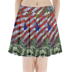 Usa United States Of America Images Independence Day Pleated Mini Skirt by Ket1n9