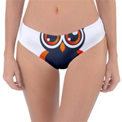 Owl Logo Reversible Classic Bikini Bottoms by Ket1n9